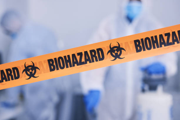Professional Biohazard technician working in Mead, WA
